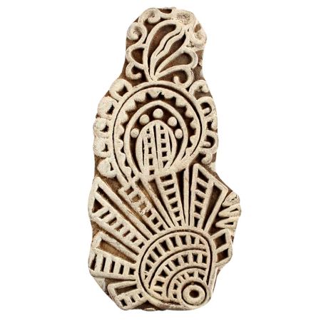 Set of 1 Piece New Wooden Printing Block